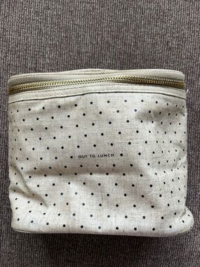 Kate Spade Polka Dot Canvas Lunch Cooler Bag - 'Out To Lunch'